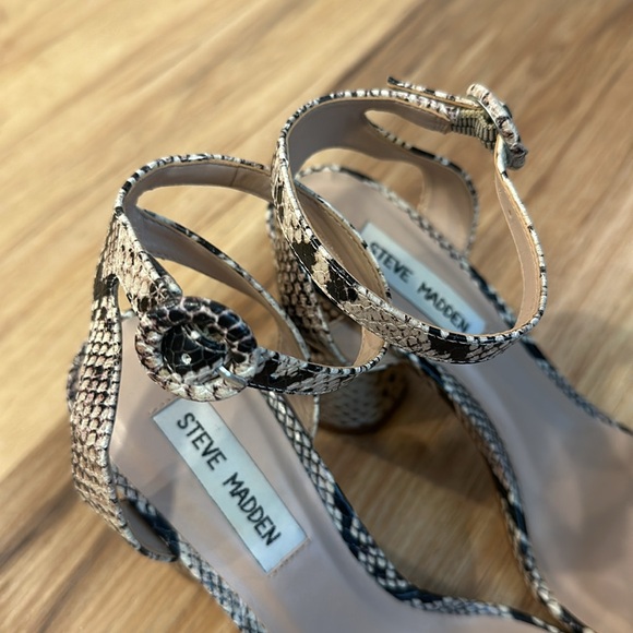 Steve Madden Snakeskin Heels - Picture 4 of 5